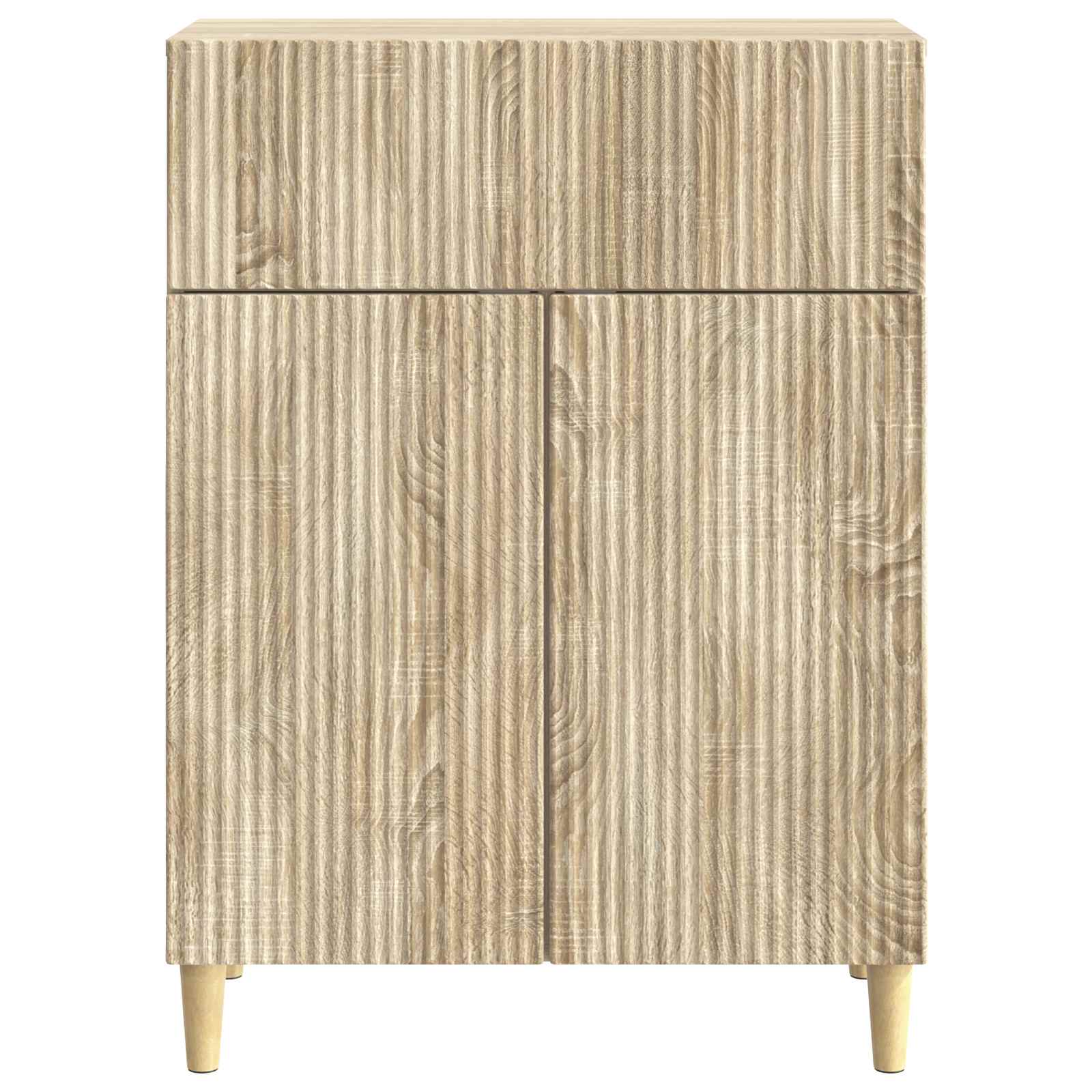 Servírovací Skříň Dub Sonoma 66 X 34,5 X 90 Cm Kompozitní Dřevo