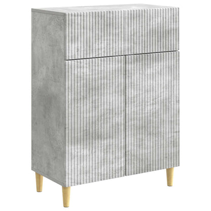 Servírovací Skříň Se Zásuvkou Betonově Šedá 66 X 34,5 X 90 Cm