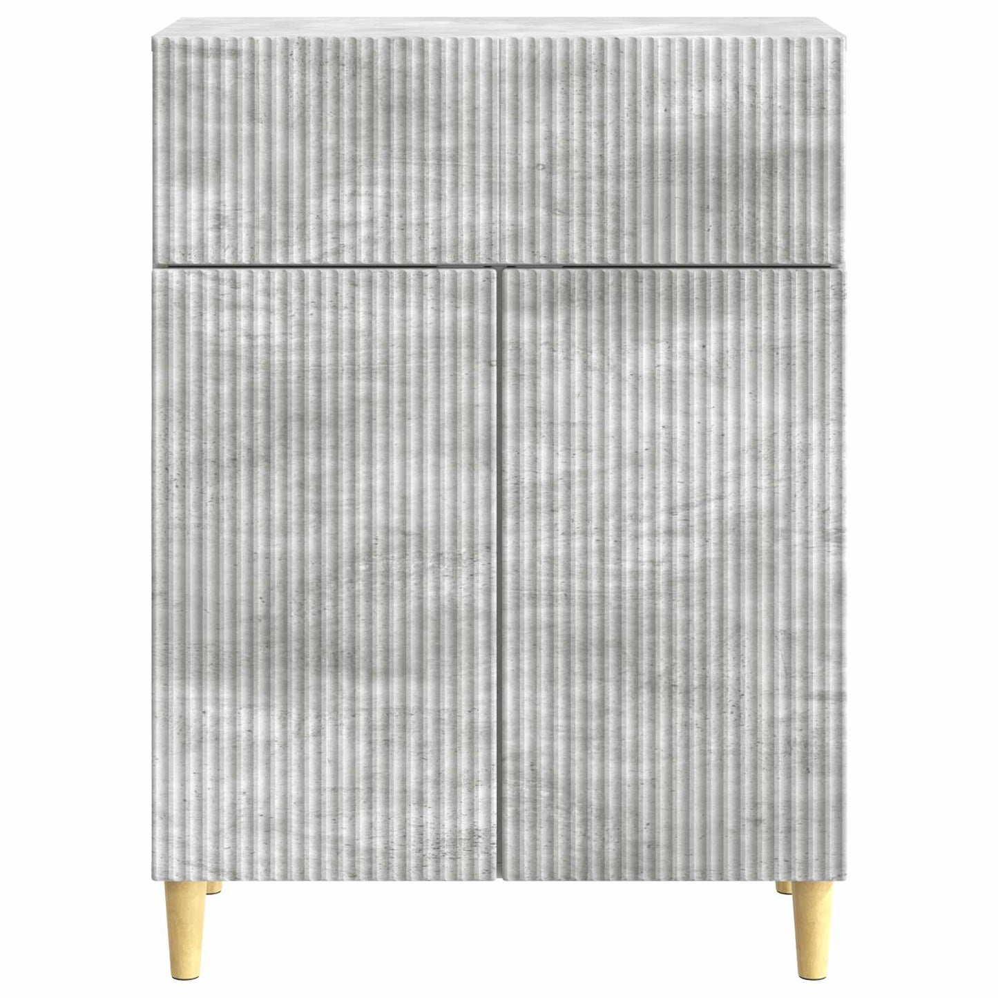 Servírovací Skříň Se Zásuvkou Betonově Šedá 66 X 34,5 X 90 Cm