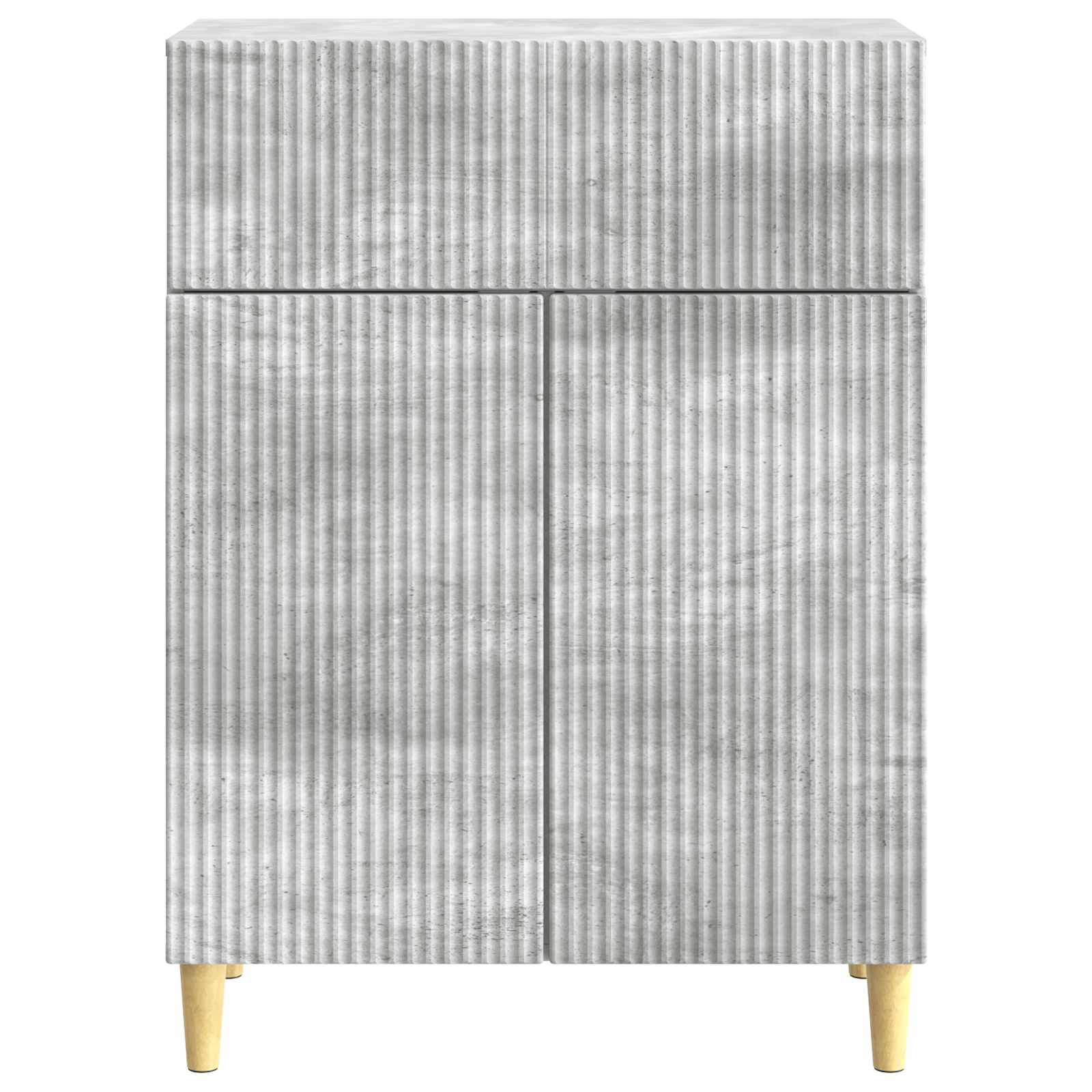 Servírovací Skříň Se Zásuvkou Betonově Šedá 66 X 34,5 X 90 Cm