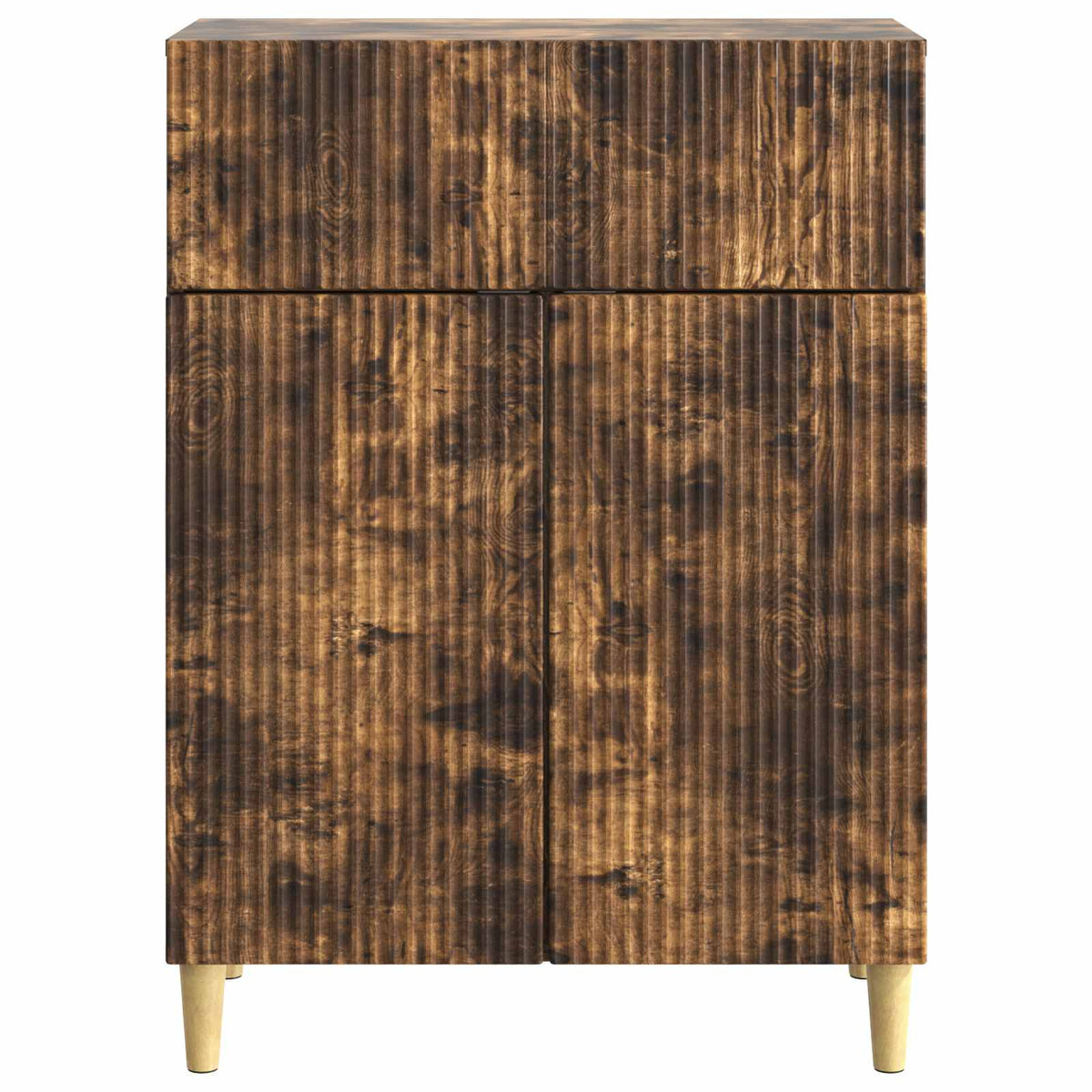 Servírovací Skříň Se Zásuvkou Kouřový Dub 66 X 34,5 X 90 Cm
