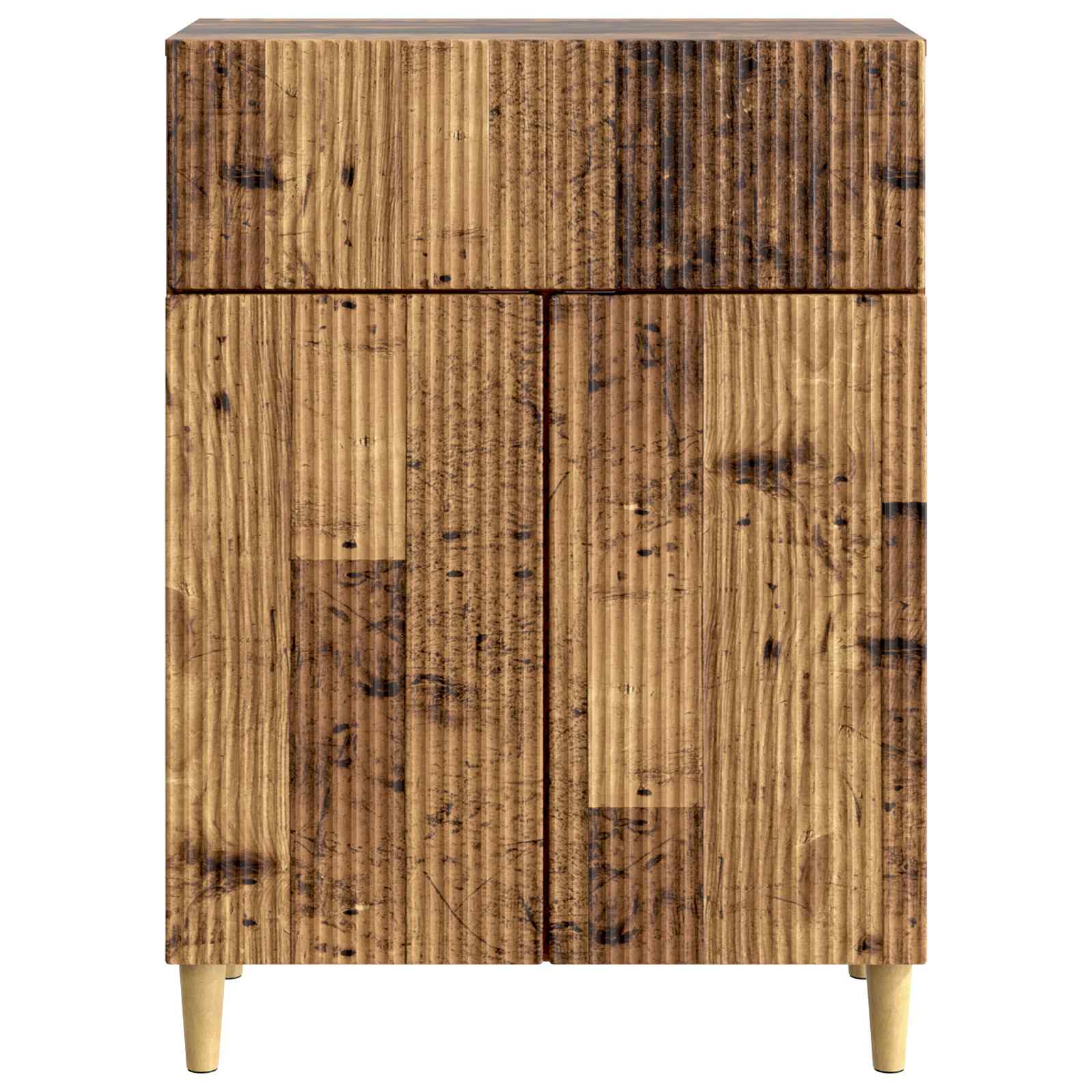 Servírovací Skříň Se Zásuvkou Staré Dřevo 66 X 34,5 X 90 Cm