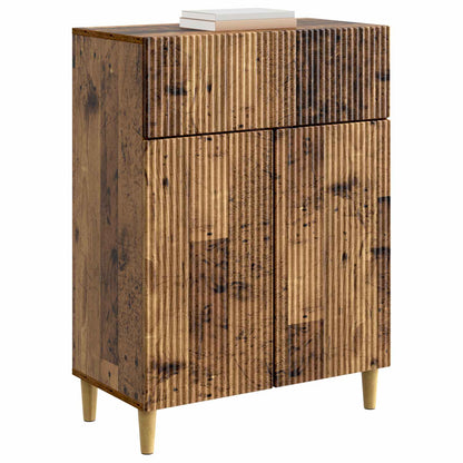 Servírovací Skříň Se Zásuvkou Staré Dřevo 66 X 34,5 X 90 Cm