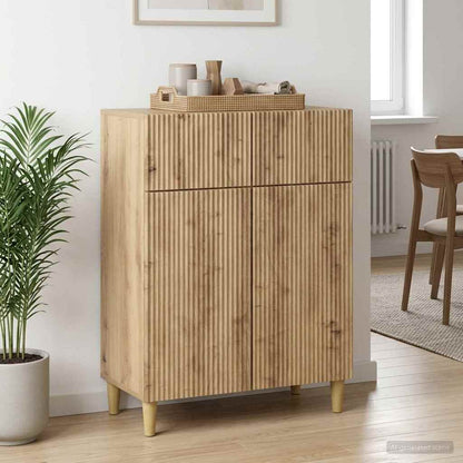 Servírovací Skříň Dub Artisan 66 X 34,5 X 90 Cm