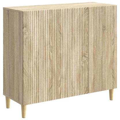 Servírovací Skříň Dub Sonoma 89 X 34,5 X 80 Cm Kompozitní Dřevo