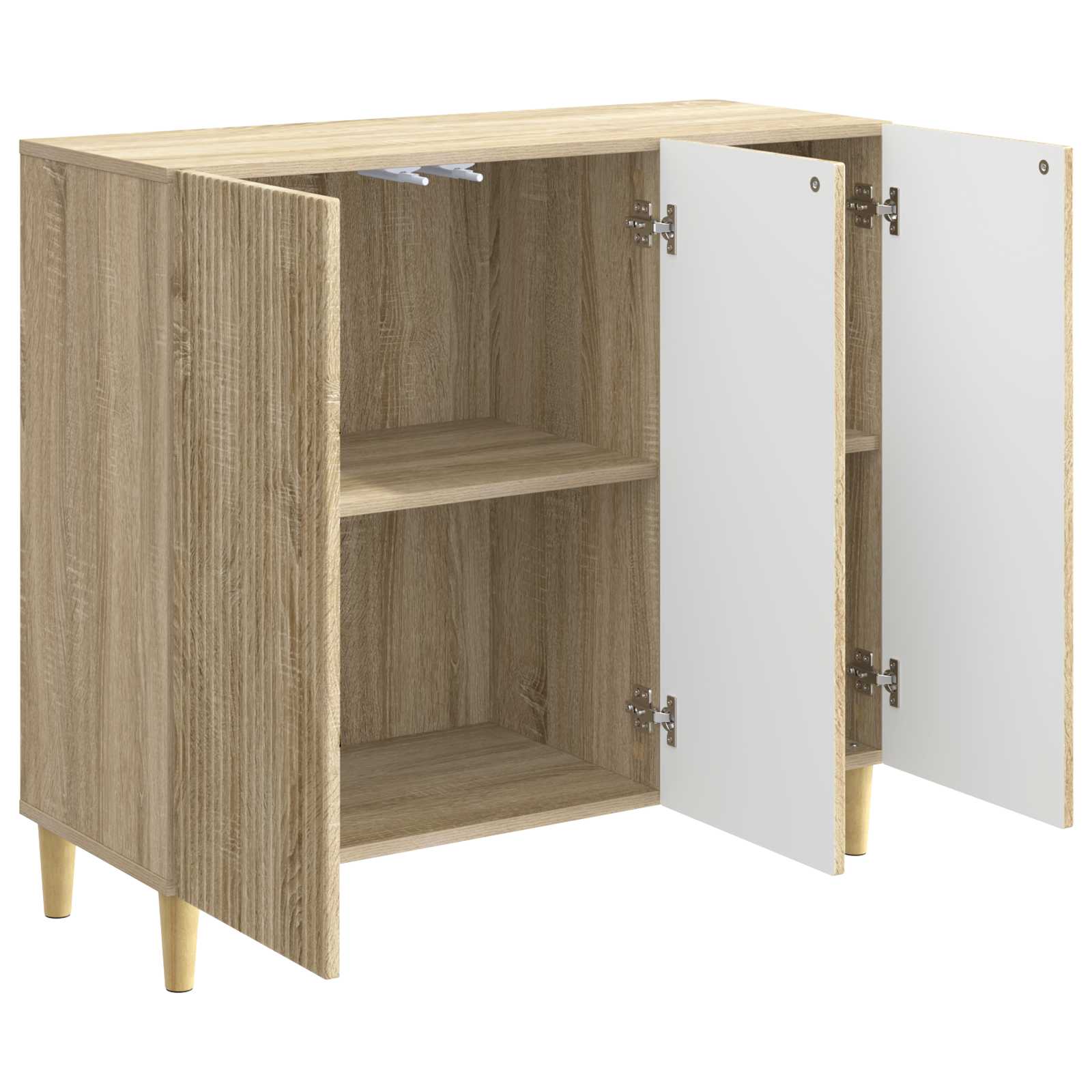 Servírovací Skříň Dub Sonoma 89 X 34,5 X 80 Cm Kompozitní Dřevo