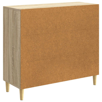 Servírovací Skříň Dub Sonoma 89 X 34,5 X 80 Cm Kompozitní Dřevo