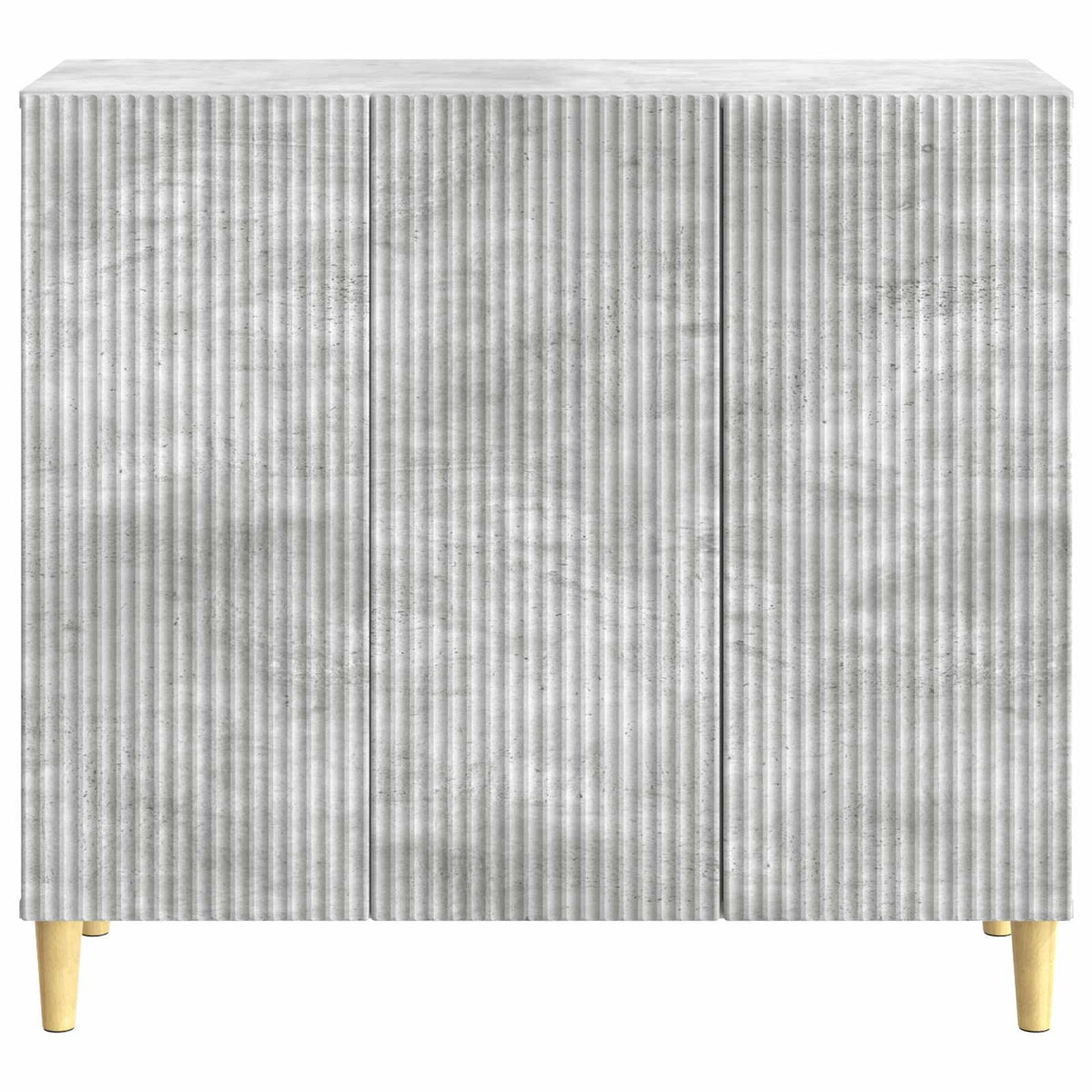 Servírovací Skříň Betonově Šedá 89 X 34,5 X 80 Cm