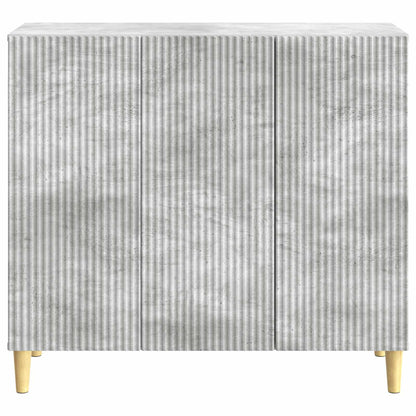 Servírovací Skříň Betonově Šedá 89 X 34,5 X 80 Cm