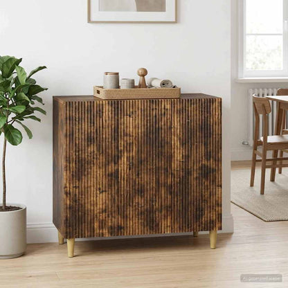 Servírovací Skříň Kouřový Dub 89 X 34,5 X 80 Cm