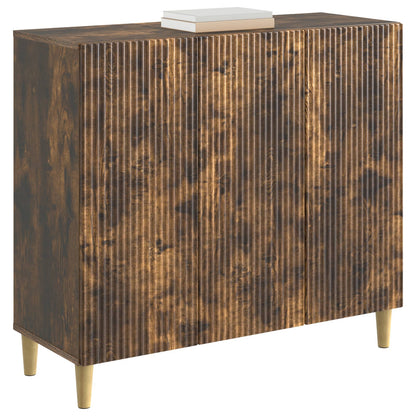 Servírovací Skříň Kouřový Dub 89 X 34,5 X 80 Cm