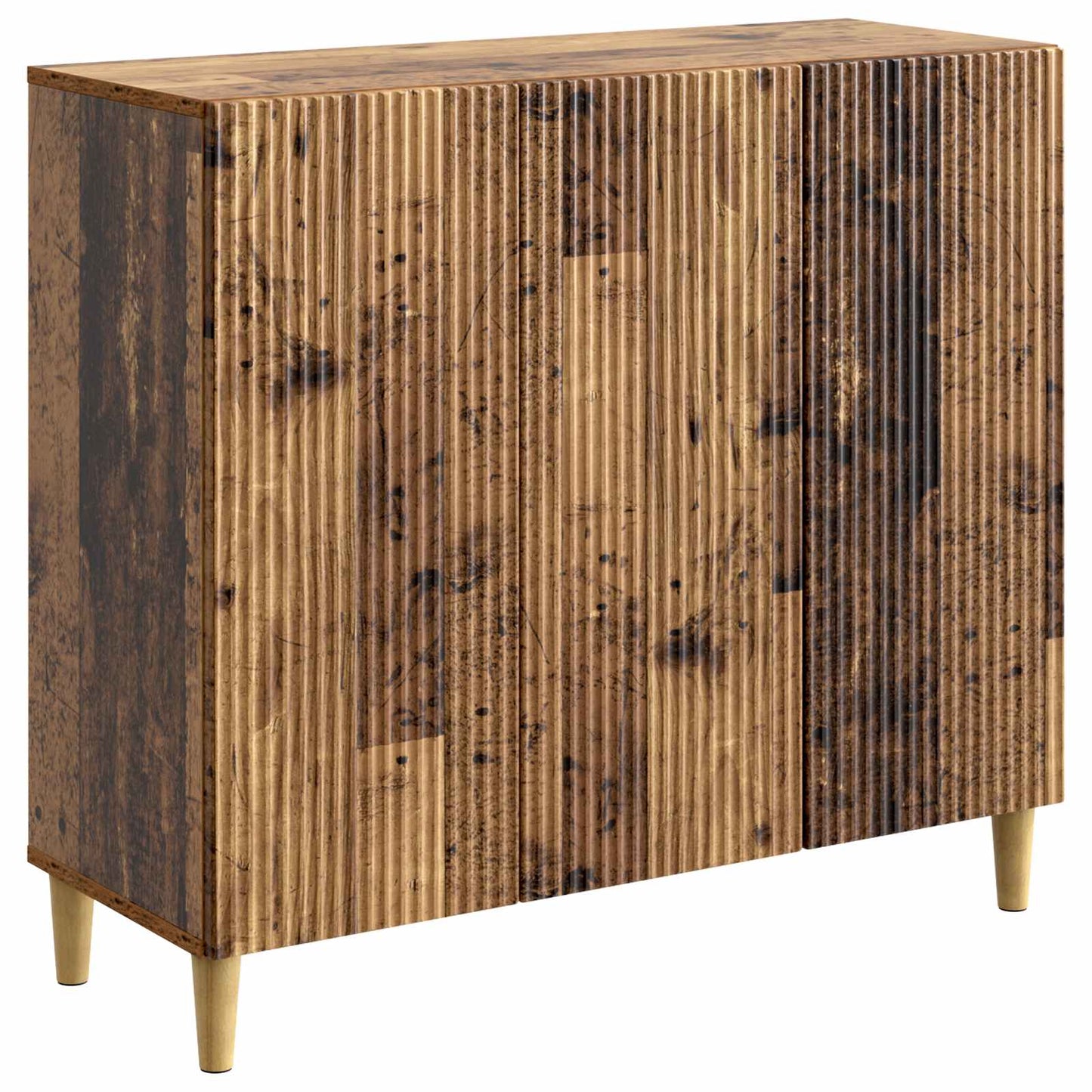 Servírovací Skříň Staré Dřevo 89 X 34,5 X 80 Cm