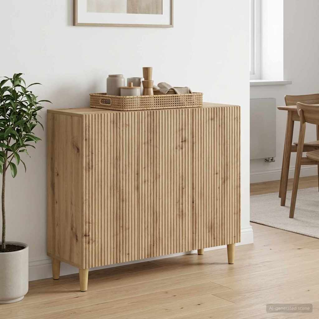 Servírovací Skříň Dub Artisan 89 X 34,5 X 80 Cm