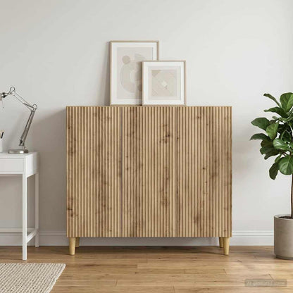 Servírovací Skříň Dub Artisan 89 X 34,5 X 80 Cm