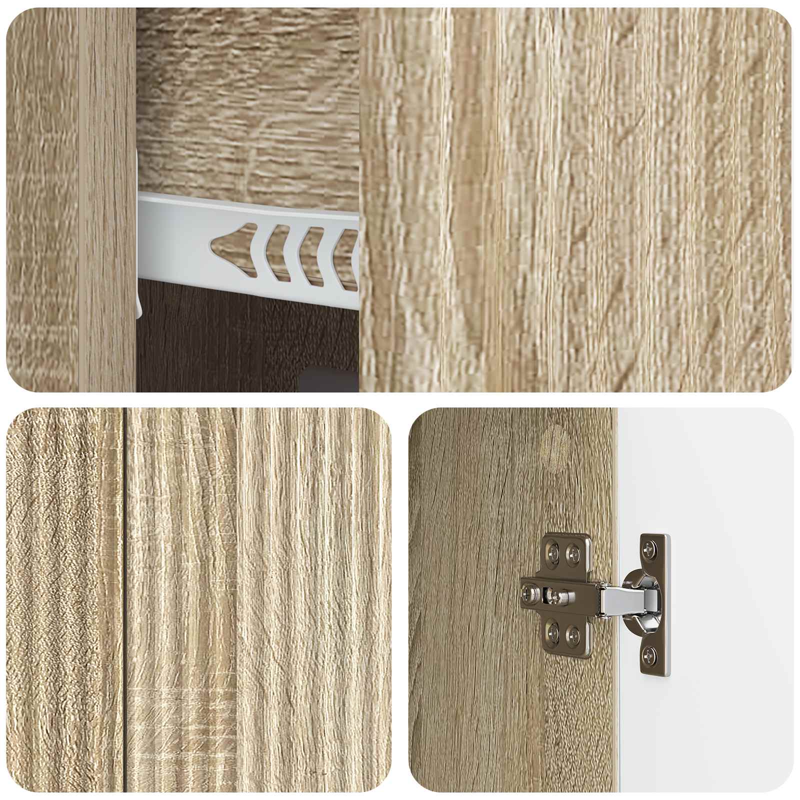 Servírovací Skříň Dub Sonoma 89 X 34,5 X 60 Cm Kompozitní Dřevo