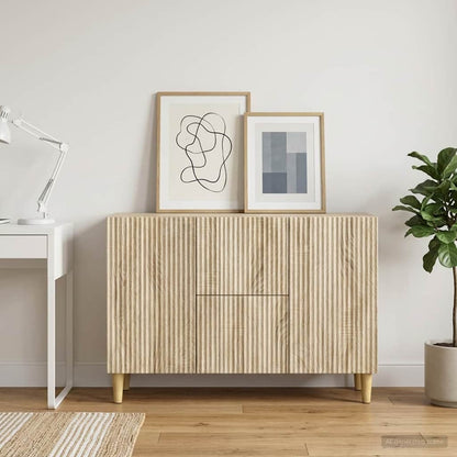 Servírovací Skříň Dub Sonoma 89 X 34,5 X 60 Cm Kompozitní Dřevo
