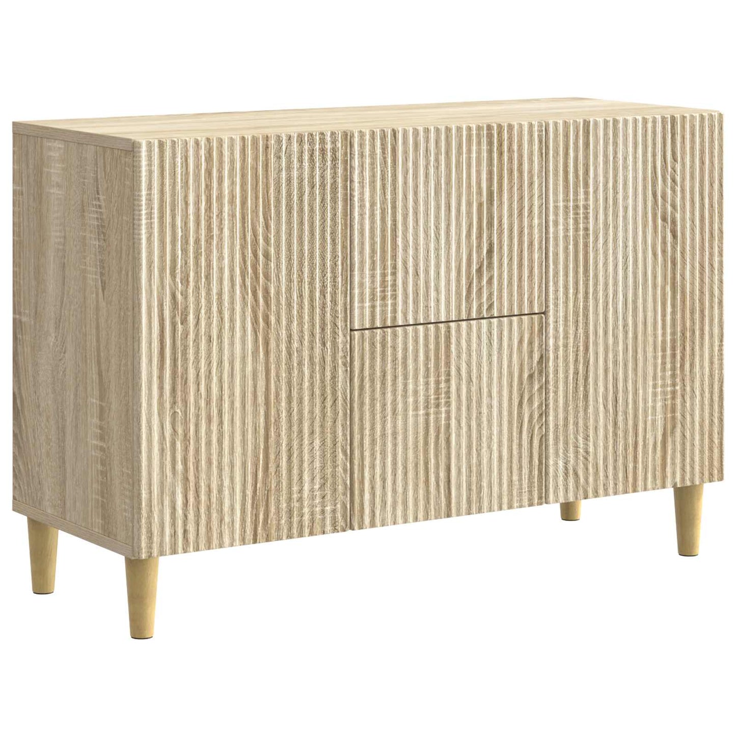 Servírovací Skříň Dub Sonoma 89 X 34,5 X 60 Cm Kompozitní Dřevo
