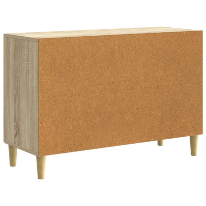 Servírovací Skříň Dub Sonoma 89 X 34,5 X 60 Cm Kompozitní Dřevo