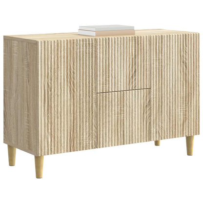 Servírovací Skříň Dub Sonoma 89 X 34,5 X 60 Cm Kompozitní Dřevo