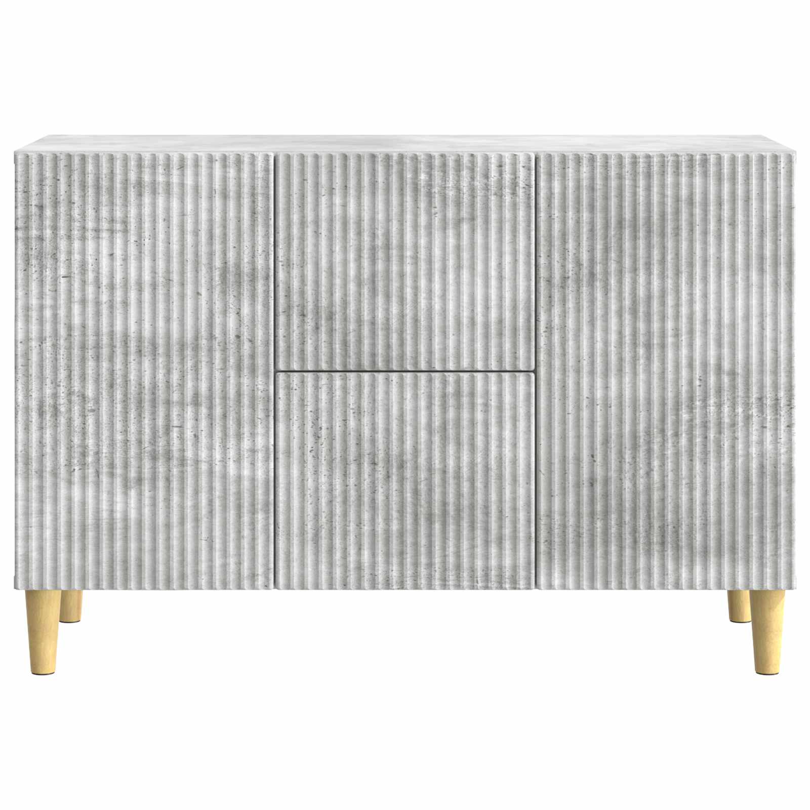 Servírovací Skříň Se Zásuvkou Betonově Šedá 89 X 34,5 X 60 Cm
