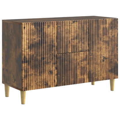 Servírovací Skříň Se Zásuvkou Kouřový Dub 89 X 34,5 X 60 Cm