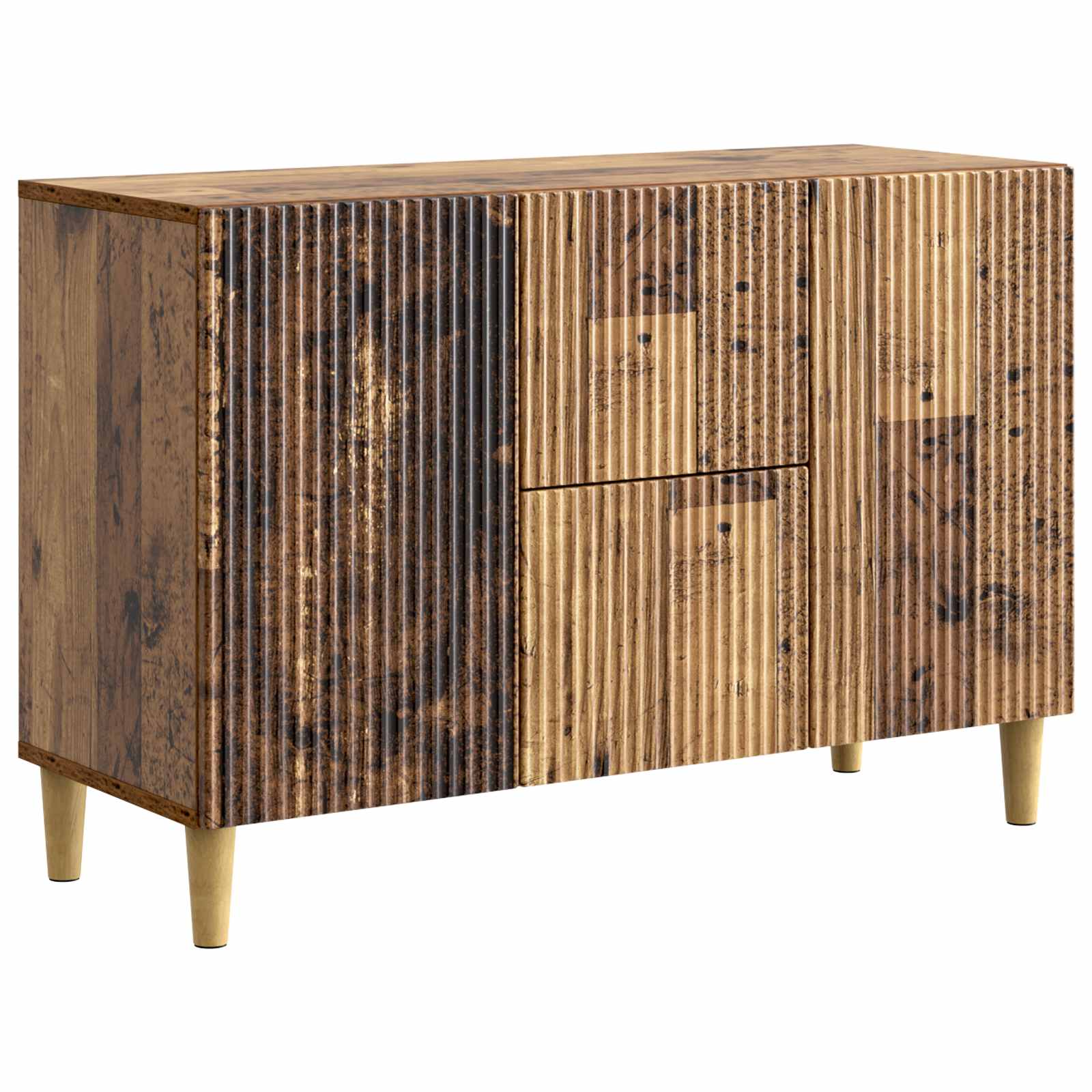 Servírovací Skříň Se Zásuvkou Staré Dřevo 89 X 34,5 X 60 Cm