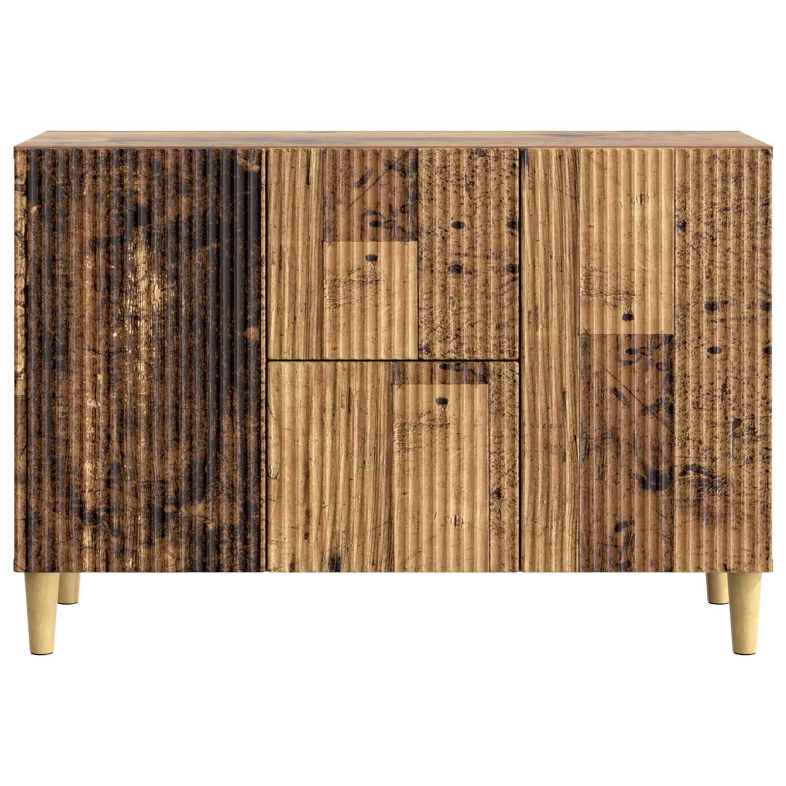 Servírovací Skříň Se Zásuvkou Staré Dřevo 89 X 34,5 X 60 Cm