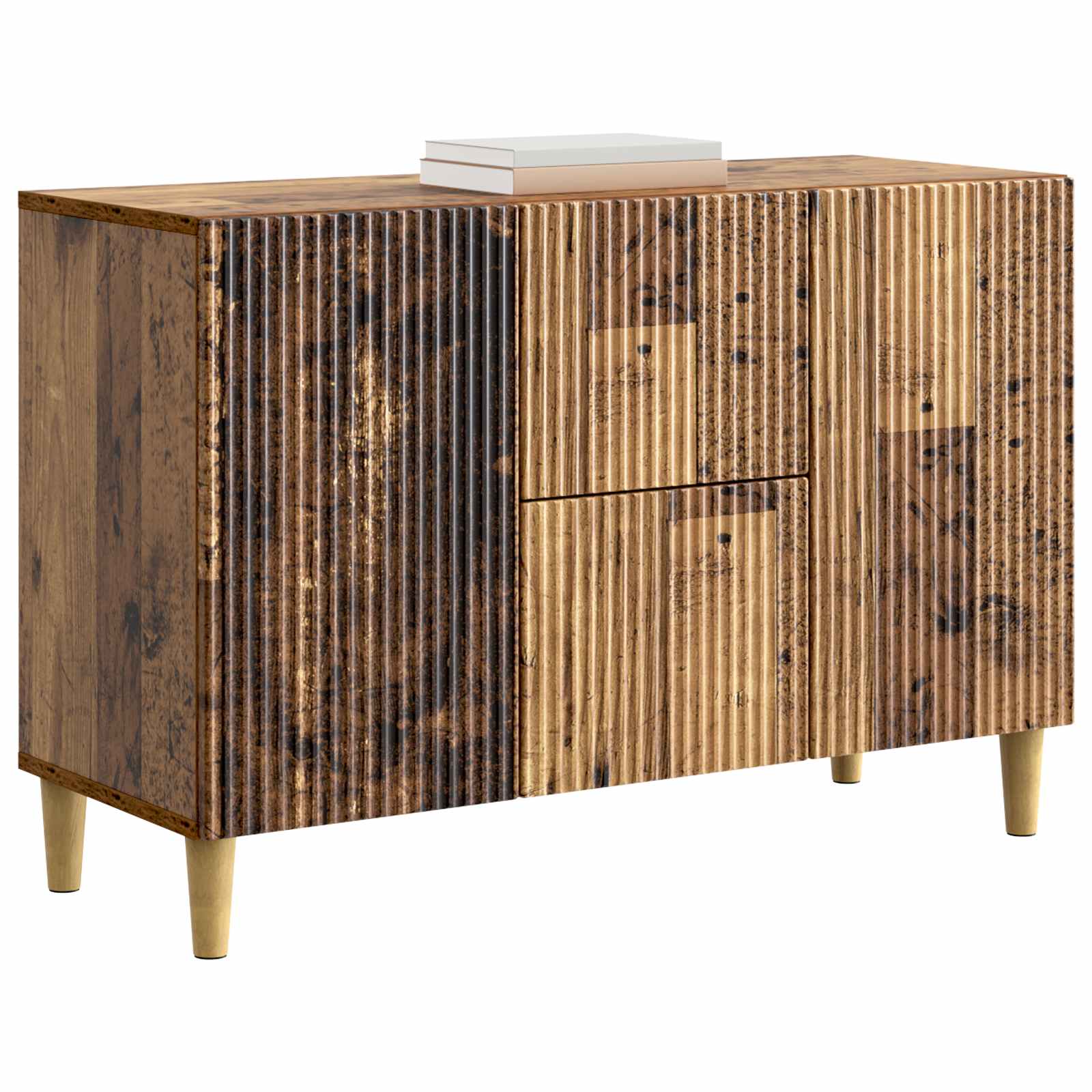 Servírovací Skříň Se Zásuvkou Staré Dřevo 89 X 34,5 X 60 Cm