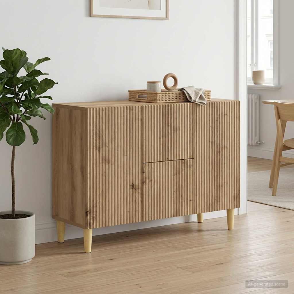 Servírovací Skříň Dub Artisan 89 X 34,5 X 60 Cm