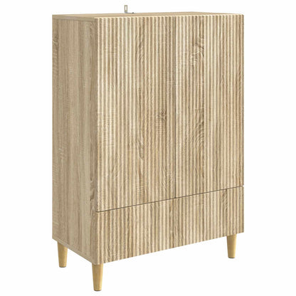 Servírovací Skříň Dub Sonoma 66 X 34,5 X 95 Cm Kompozitní Dřevo