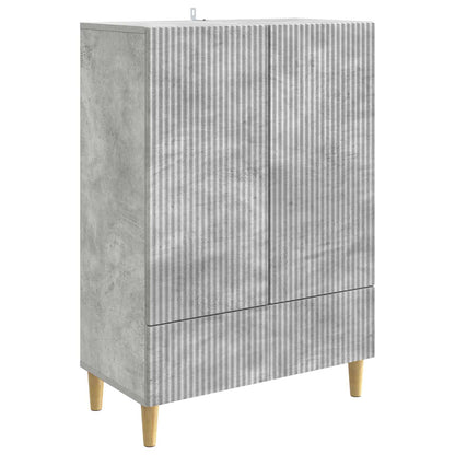 Servírovací Skříň Se Zásuvkou Betonově Šedá 66 X 34,5 X 95 Cm