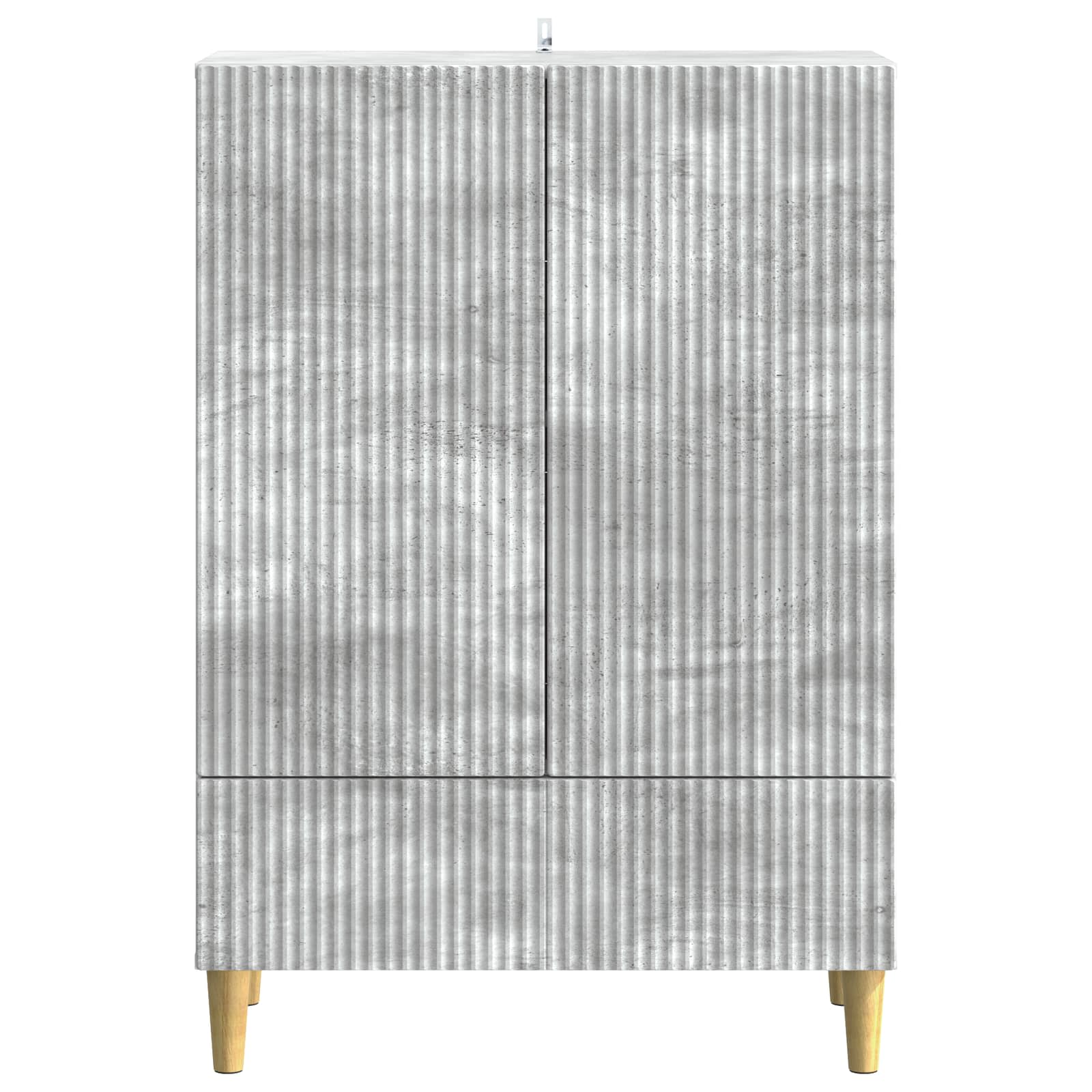 Servírovací Skříň Se Zásuvkou Betonově Šedá 66 X 34,5 X 95 Cm