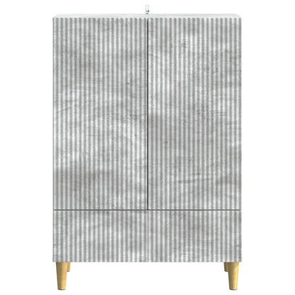Servírovací Skříň Se Zásuvkou Betonově Šedá 66 X 34,5 X 95 Cm