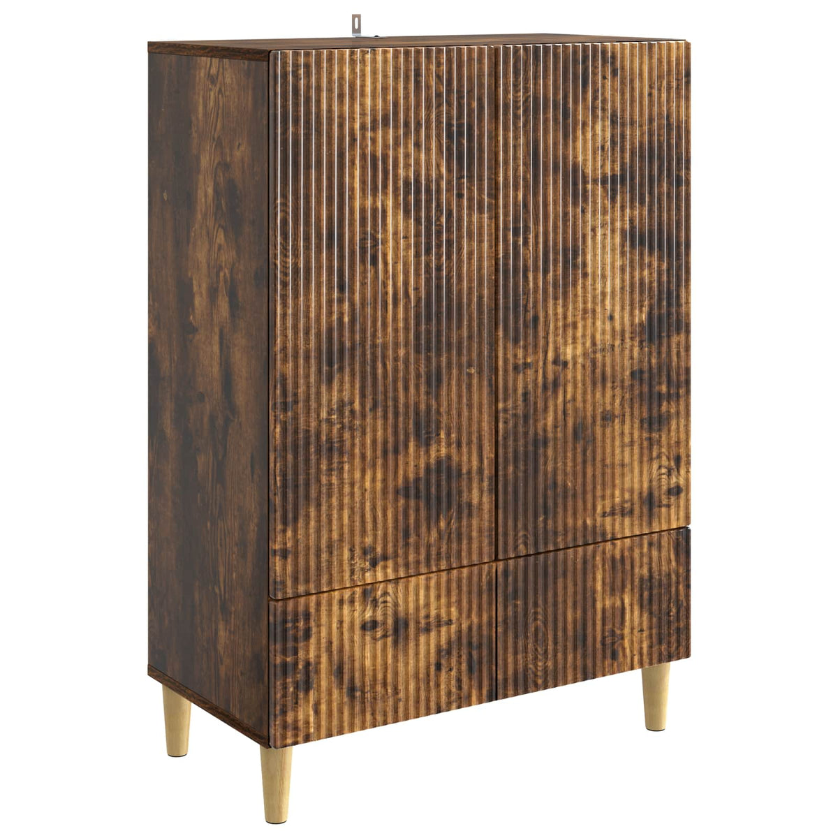Servírovací Skříň Se Zásuvkou Kouřový Dub 66 X 34,5 X 95 Cm