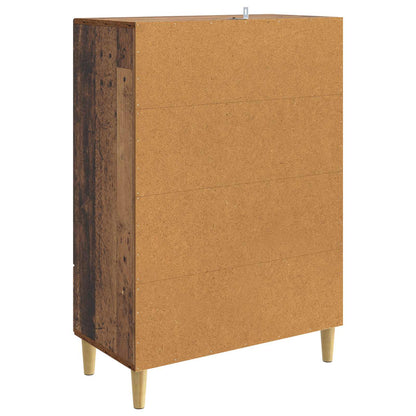 Servírovací Skříň Se Zásuvkou Staré Dřevo 66 X 34,5 X 95 Cm