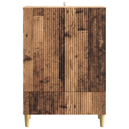 Servírovací Skříň Se Zásuvkou Staré Dřevo 66 X 34,5 X 95 Cm