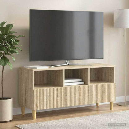 Televizní Skříň Dub Sonoma 102 X 34,5 X 50 Cm Kompozitní Dřevo