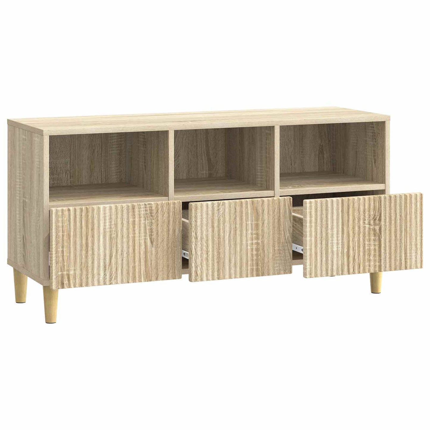 Televizní Skříň Dub Sonoma 102 X 34,5 X 50 Cm Kompozitní Dřevo