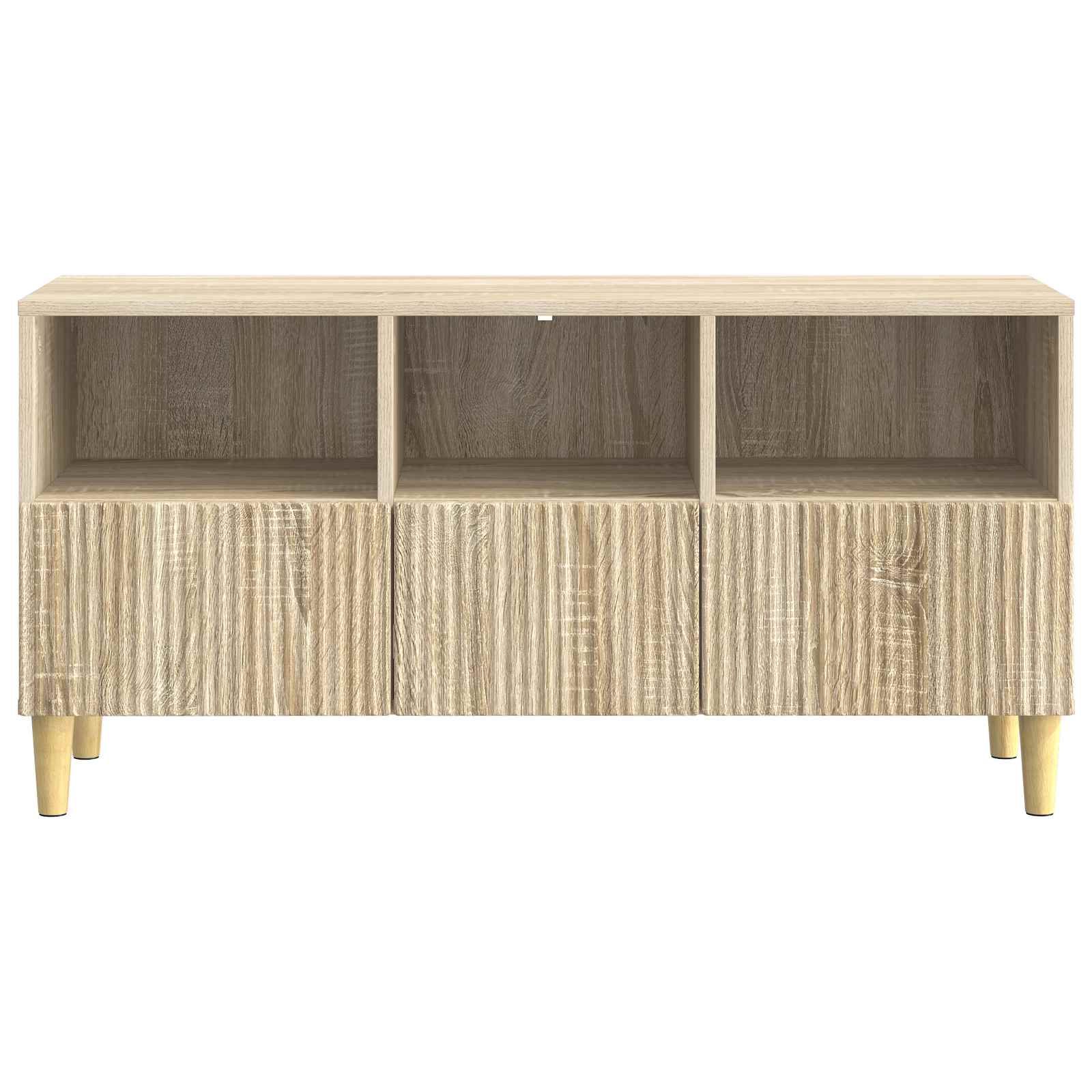 Televizní Skříň Dub Sonoma 102 X 34,5 X 50 Cm Kompozitní Dřevo