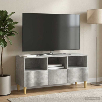 Televizní Skříň Se Zásuvkou Betonově Šedá 102 X 34,5 X 50 Cm