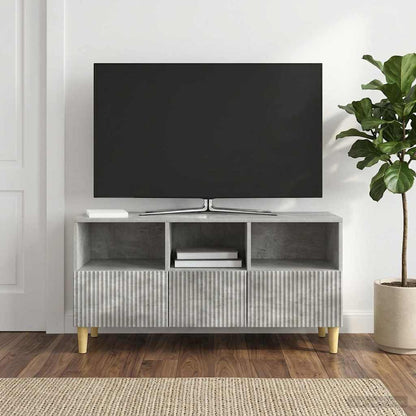 Televizní Skříň Se Zásuvkou Betonově Šedá 102 X 34,5 X 50 Cm