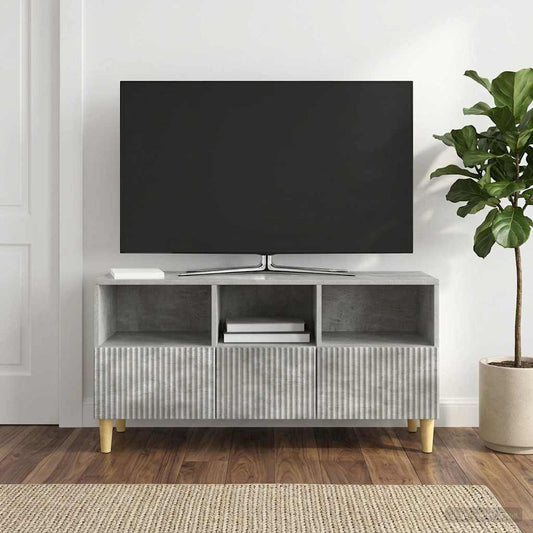 Televizní Skříň Se Zásuvkou Betonově Šedá 102 X 34,5 X 50 Cm