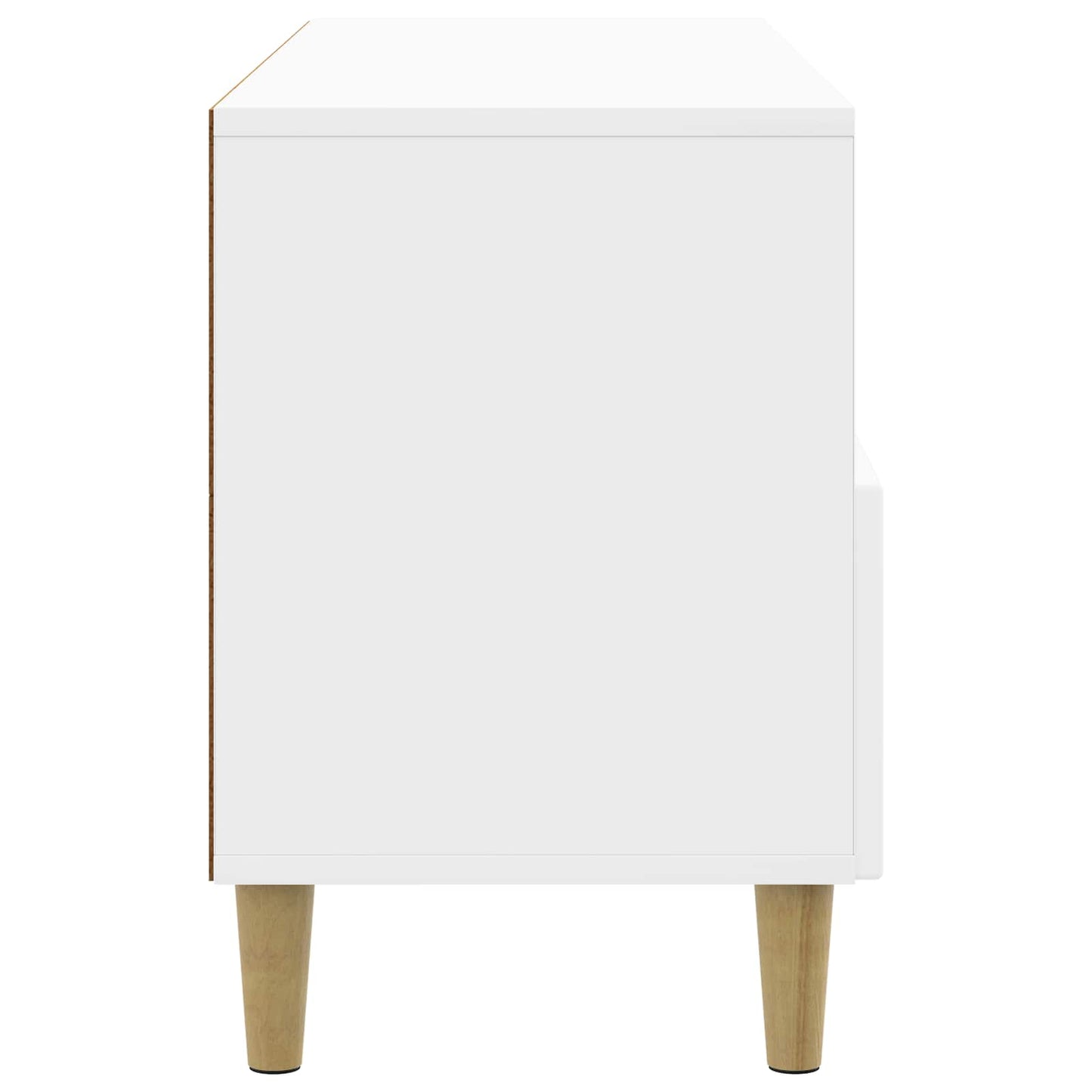 Televizní Skříň Bílá S Vysokým Leskem 102 X 34,5 X 50 Cm