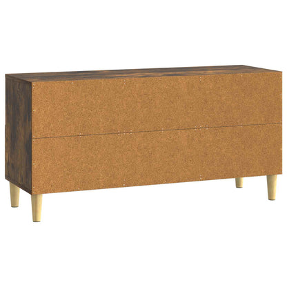 Televizní Skříň Kouřový Dub 102 X 34,5 X 50 Cm Kompozitní Dřevo