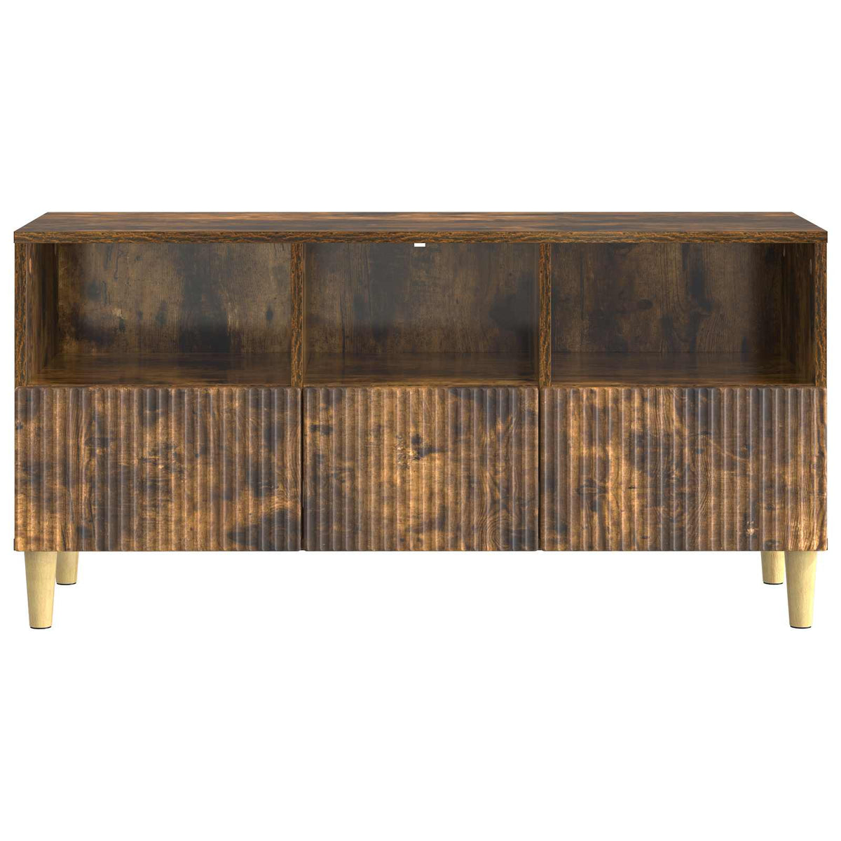 Televizní Skříň Kouřový Dub 102 X 34,5 X 50 Cm Kompozitní Dřevo