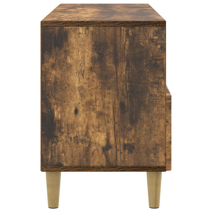 Televizní Skříň Kouřový Dub 102 X 34,5 X 50 Cm Kompozitní Dřevo
