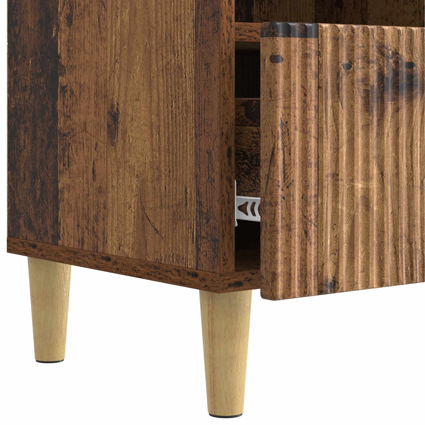 Televizní Skříň Staré Dřevo 102 X 34,5 X 50 Cm Kompozitní Dřevo
