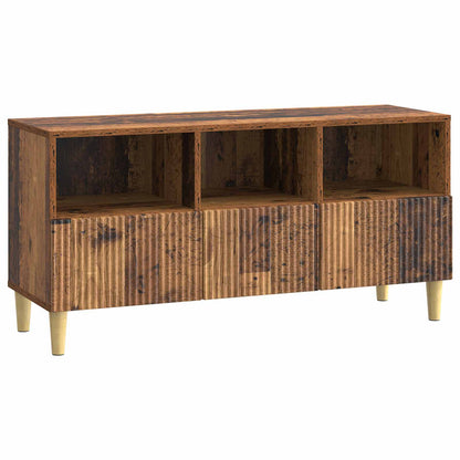Televizní Skříň Staré Dřevo 102 X 34,5 X 50 Cm Kompozitní Dřevo