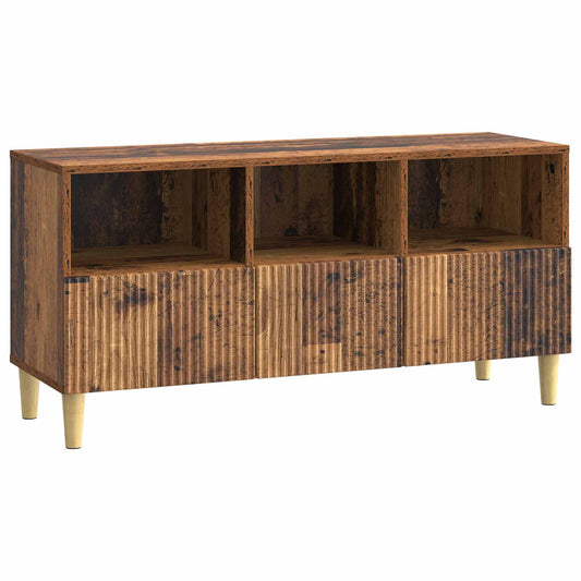 Televizní Skříň Staré Dřevo 102 X 34,5 X 50 Cm Kompozitní Dřevo