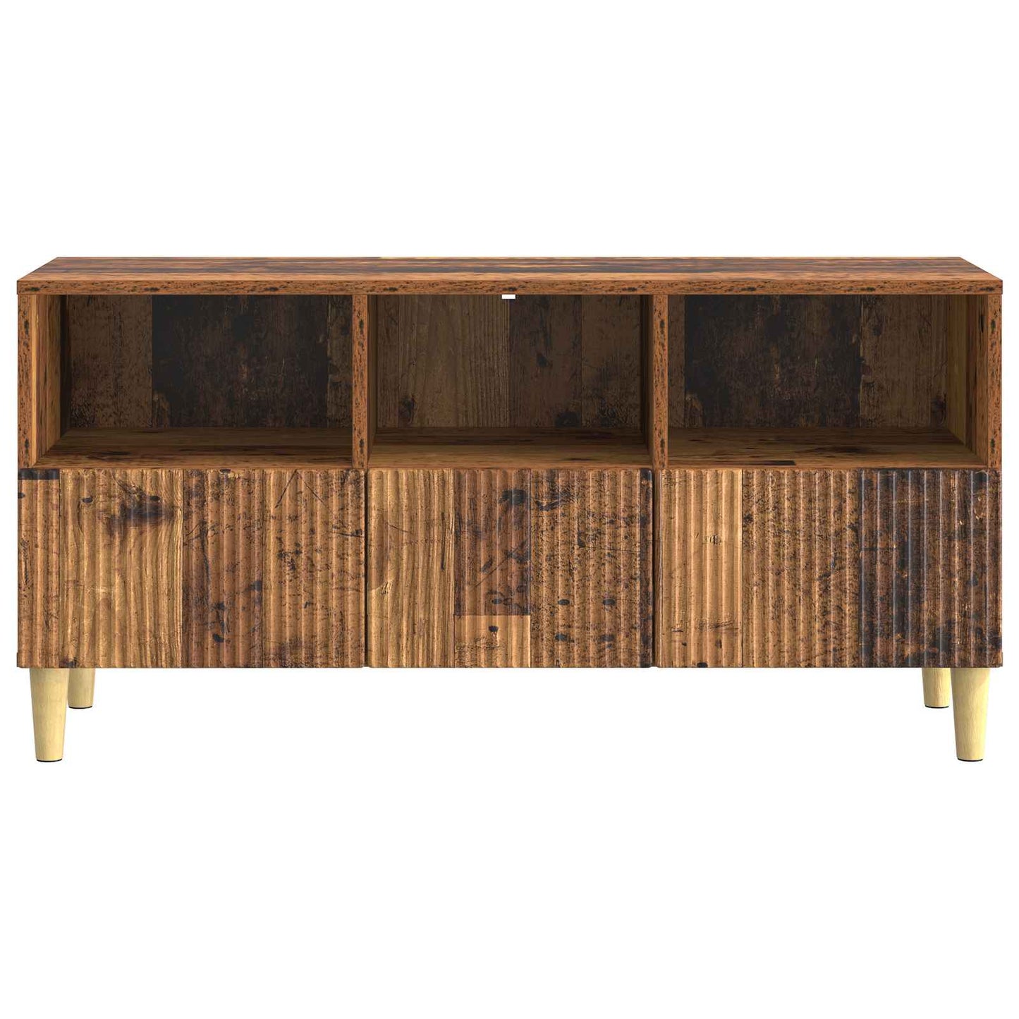 Televizní Skříň Staré Dřevo 102 X 34,5 X 50 Cm Kompozitní Dřevo